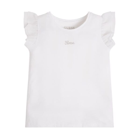 Guess Παιδική Αμάνικη Μπλούζα Με Βολάν Girl (J3GP03K6YW1-G011)