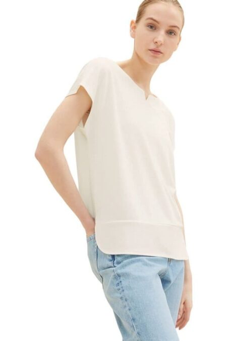 Tom Tailor Γυναικεία Κοντομάνικη Μπλούζα ( 1035892-10315-2