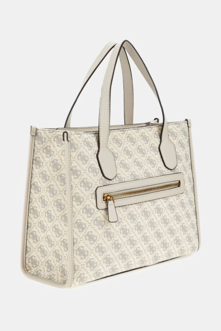 Guess Τσάντα Χειρός Και Ώμου Izzy Με Λογότυπο 4G Shopper (HWJB8654220-DVL)