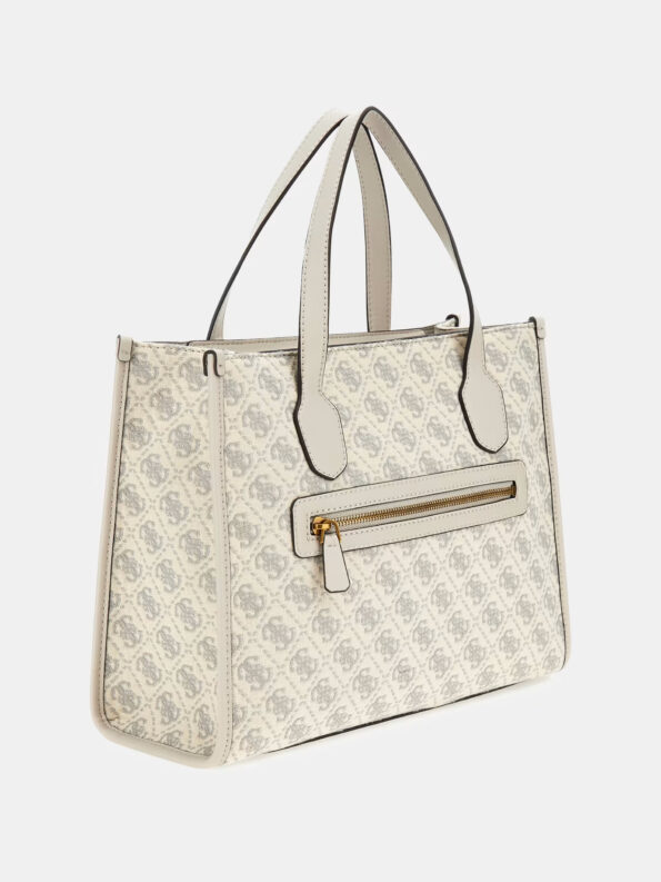 Guess Τσάντα Χειρός Και Ώμου Izzy Με Λογότυπο 4G Shopper (HWJB8654220-DVL)