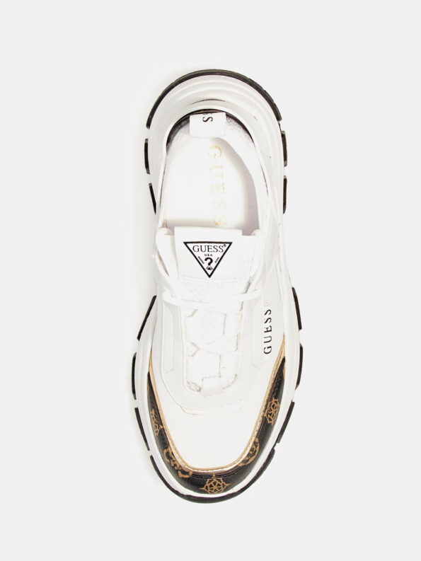 Guess Γυναικείο Sneaker Braidin (FL8BYDSMF12-WHITE-3