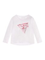 Guess Παιδική Μακρυμάνικη Μπλούζα Με Λογότυπο Girl (K3YI08K6YW4-G011)