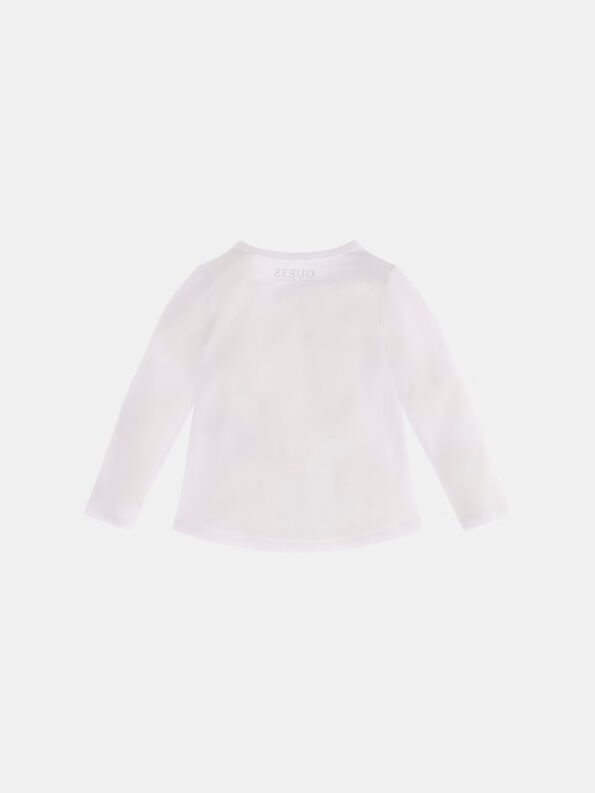 Guess Παιδική Μακρυμάνικη Μπλούζα Με Στάμπα Girl (K3YI12K6YW4-G011)