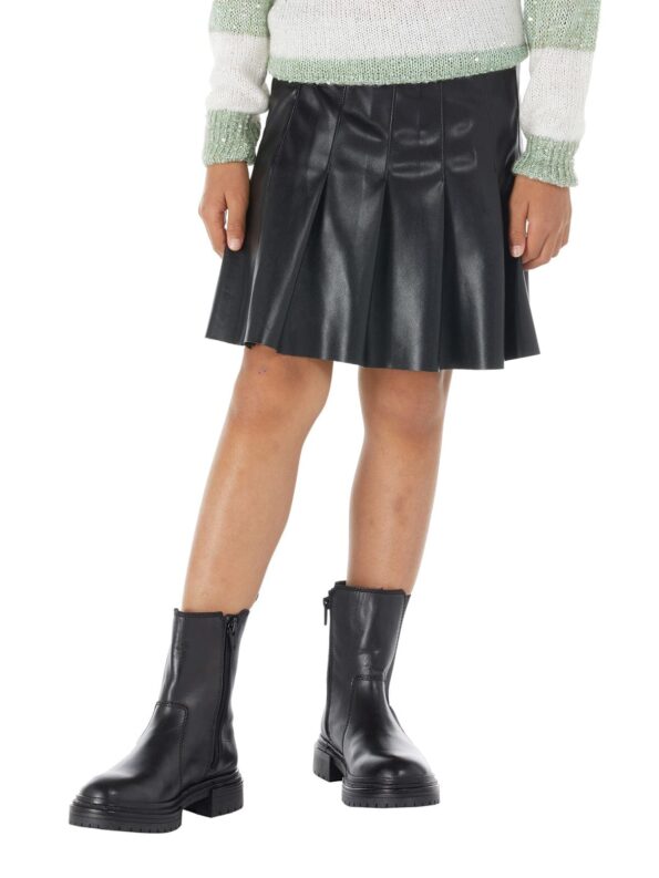 Guess Παιδική Δερμάτινη Φούστα Με Λογότυπο Girl (J3YD08WE8D0-JBLK) -
