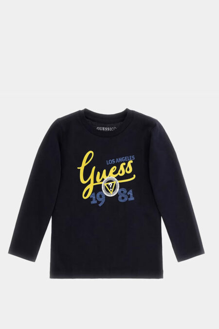 Guess Παιδική Μακρυμάνικη Μπλούζα Με Λογότυπο Boy (N3YI26K8HM4-G7V2)