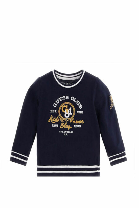 Guess Παιδική Μακρυμάνικη Μπλούζα Με Λογότυπο Boy (N3YI29I3Z14-G7V2)