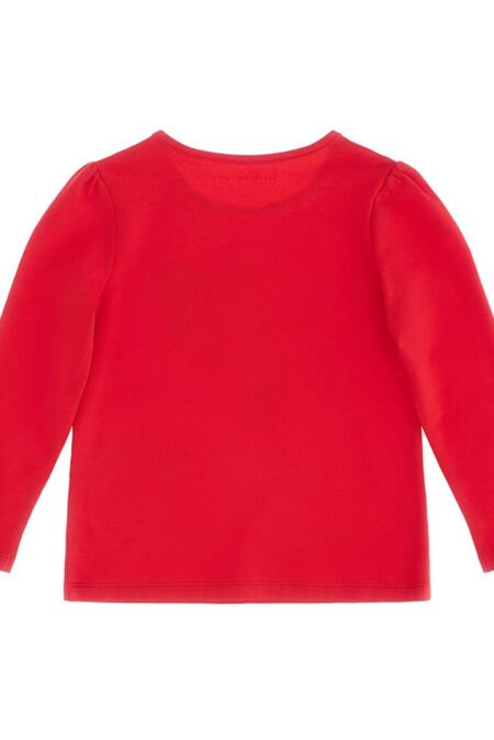 Guess Παιδική Μακρυμάνικη Μπλούζα Με Τριγωνικό Λογότυπο Girl (K3YI17K6YW4-G5M0) -1