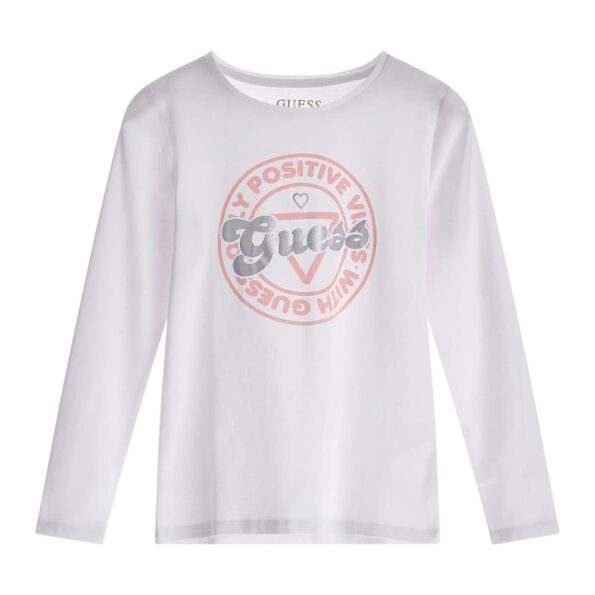 Guess Παιδικό Μακρυμάνικο T-Shirt Με Λογότυπο Girl (J3YI13K6YW4-G011) -1