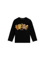 Guess Παιδική Μακρυμάνικη Μπλούζα Με Λογότυπο Boy (N3BI17I3Z13-JBLK)