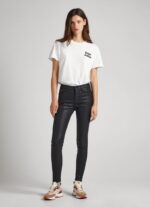 Pepe Jeans Γυναικείο Δερμάτινο Παντελόνι Regent (PL204171XB