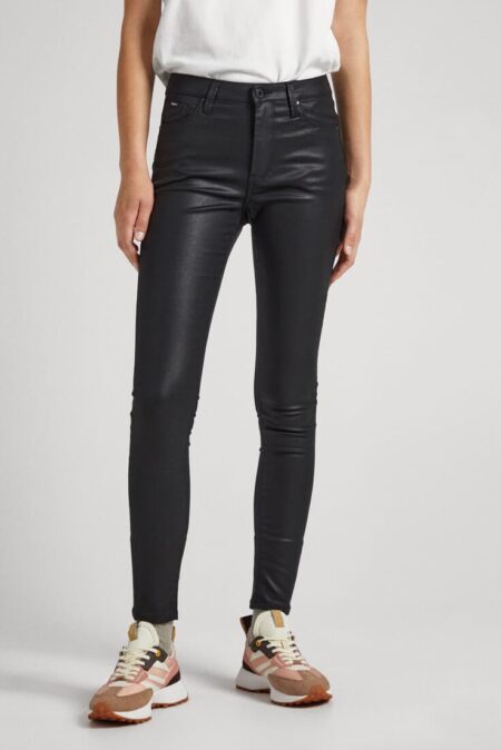 Pepe Jeans Γυναικείο Δερμάτινο Παντελόνι Regent (PL204171XB-3