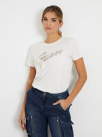 Guess Γυναικεία Κοντομάνικη Μπλούζα Με Λογότυπο Lace Logo (W4RI25K9RM1-G012) -1