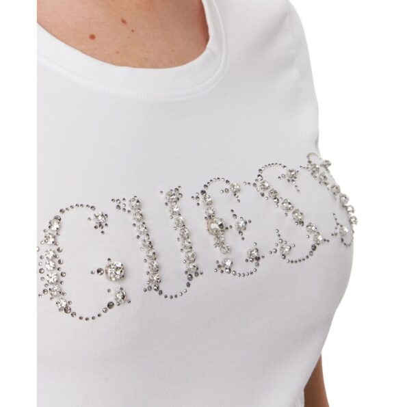 Guess Γυναικεία Κοντομάνικη Μπλούζα Με Λογότυπο Stones Logo (W4RI39J1314-G011)