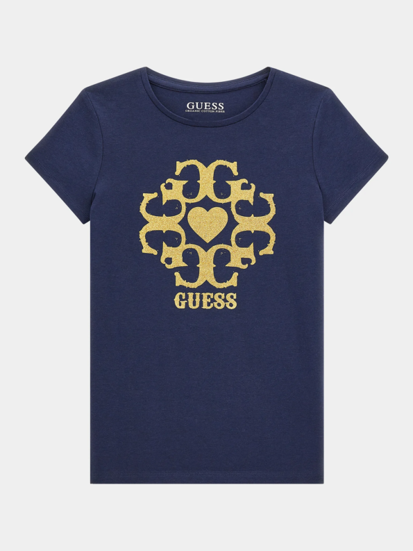 Guess Παιδική Κοντομάνικη Μπλούζα Με Λογότυπο Girl (J4RI17K6YW4-G7P1)