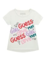 Guess Παιδική Κοντομάνικη Μπλούζα Με Λογότυπο Girl (K4RI03K6YW4-G011)