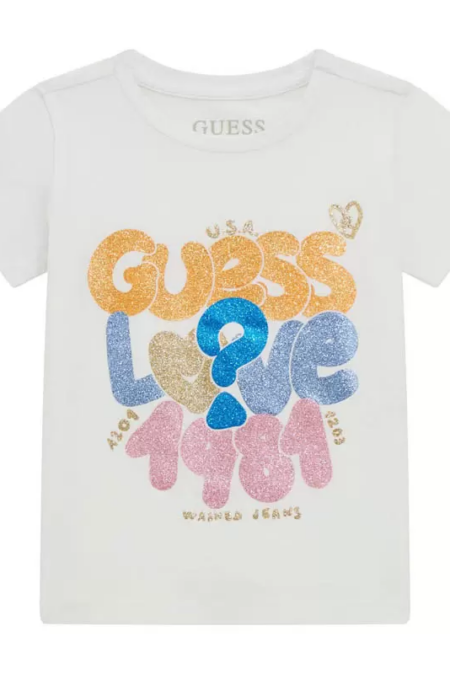 Guess Παιδική Κοντομάνικη Μπλούζα Με Λογότυπο Girl (K4RI05K6YW4-G011)