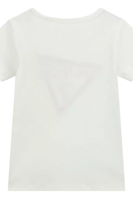 Guess Παιδική Κοντομάνικη Μπλούζα Με Τριγωνικό Λογότυπο Girl (K4RI23K6YW4-G011)