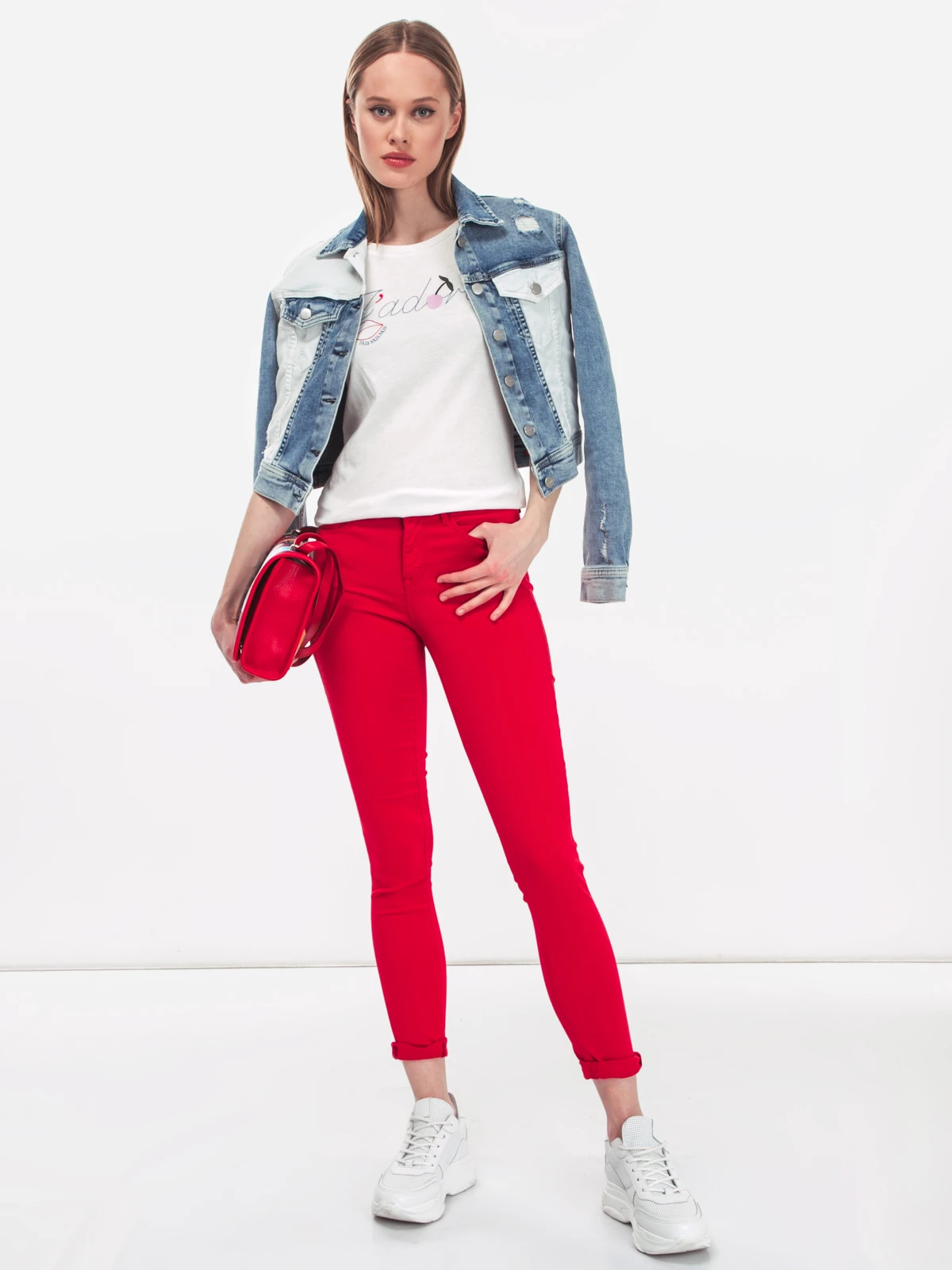 Guess Παντελόνι Ultra Skinny Mid (W92A03W77R8-G512)