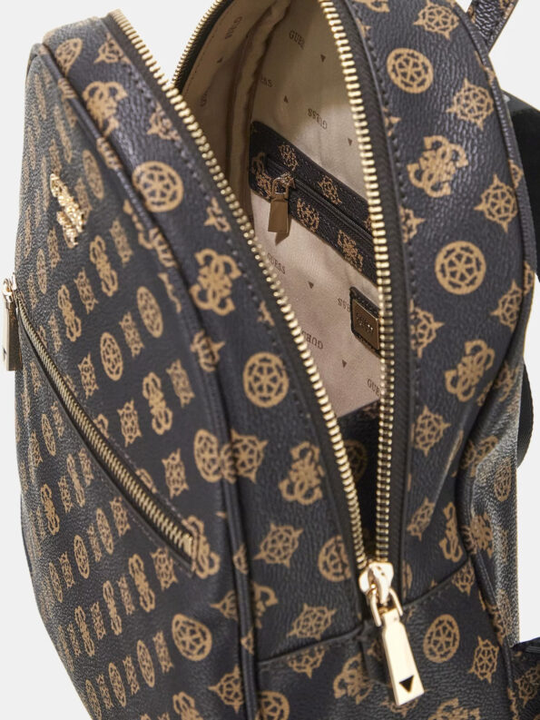 Guess Γυναικείο Backpack Με Λογότυπο Vikky (HWPQ6995320-BRO)