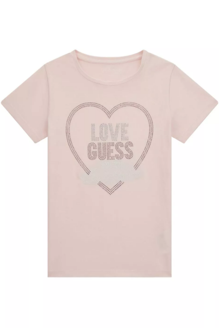 Guess Παιδική Κοντομάνικη Μπλούζα Με Λογότυπο Girl (J4RI35K6YW4-G6K9)