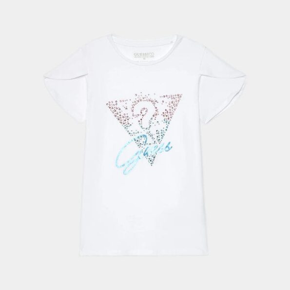 Guess Παιδική Κοντομάνικη Μπλούζα Με Λογότυπο Girl (J4GI02K6YW4-G011)