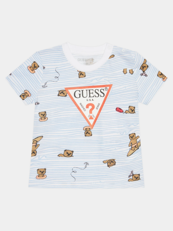 Guess Παιδικό Κοντομάνικο T-shirt Με Μπροστινό Λογότυπο Boy (N4GI23K8HM3-P62F)