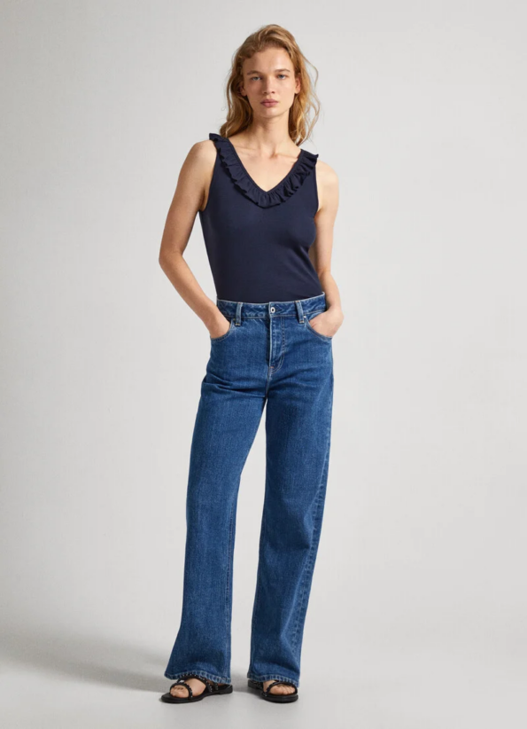 Pepe Jeans Γυναικεία Αμάνικη Μπλούζα Leire (PL505851-594) -3 - Αντίγραφο