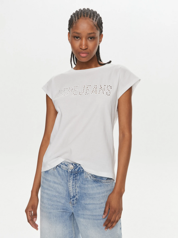 Pepe Jeans Γυναικεία Κοντομάνικη Μπλούζα Lilith (PL505837-800)