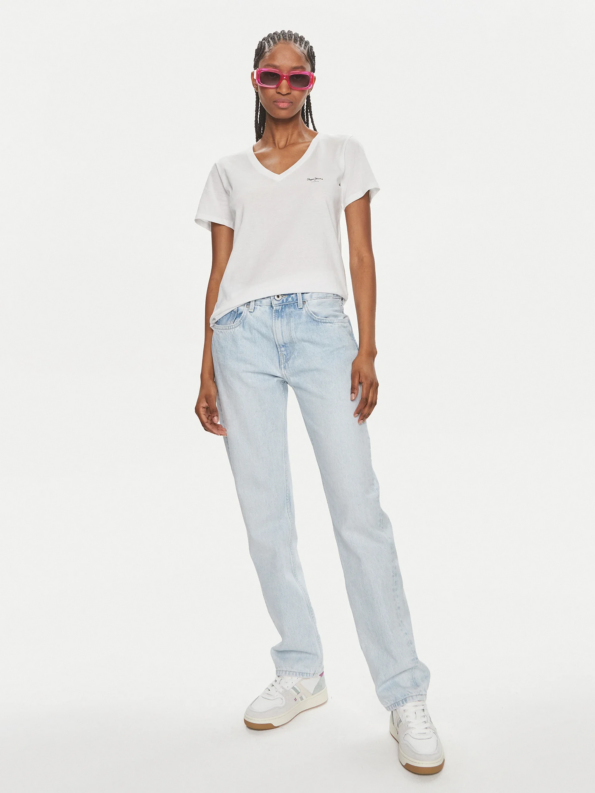 Pepe Jeans Γυναικεία Κοντομάνικη Μπλούζα Lorette (PL505826-800)