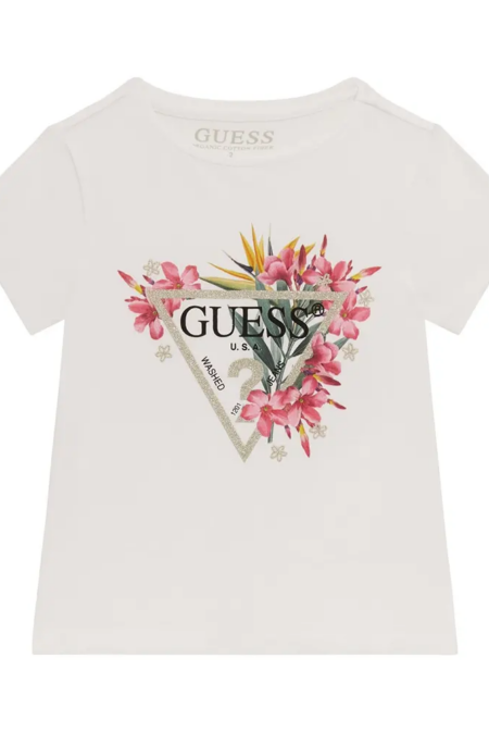 Guess Παιδική Κοντομάνικη Μπλούζα Με Λογότυπο Girl (K4GI02K6YW4-G011)