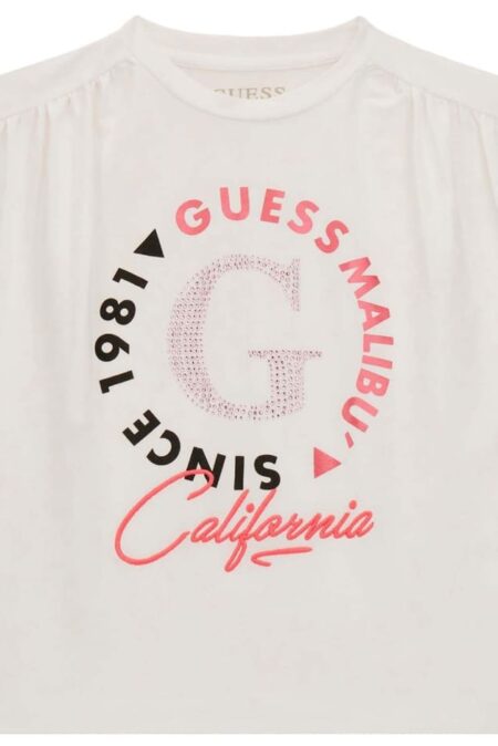 Guess Παιδική Κοντομάνικη Μπλούζα Με Λογότυπο Girl (J4GI32K6YW4-G011)