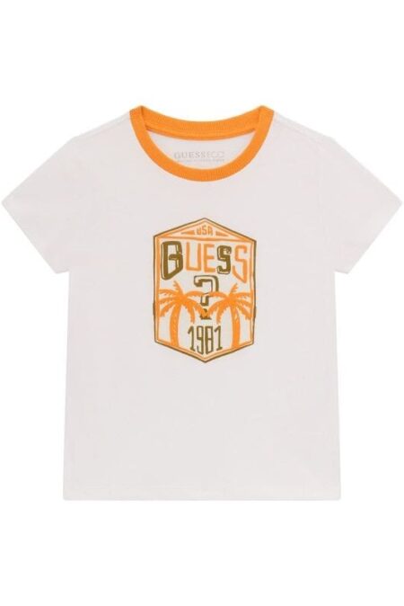 Guess Παιδικό Κοντομάνικο T-shirt Με Μπροστινό Λογότυπο Boy (N4GI12K8HM4-G011)