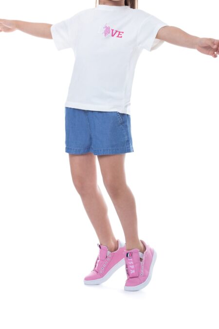 U.S. Polo Assn Παιδική Μπλούζα Love Girl (6562951256-100)