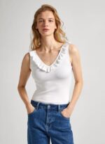 Pepe Jeans Γυναικεία Αμάνικη Μπλούζα Leire (PL505851-800)