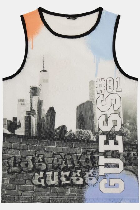 Guess Παιδική Αμάνικη Μπλούζα Oversize Tank Top Boy (L4GI29KC7I0-P9PZ)