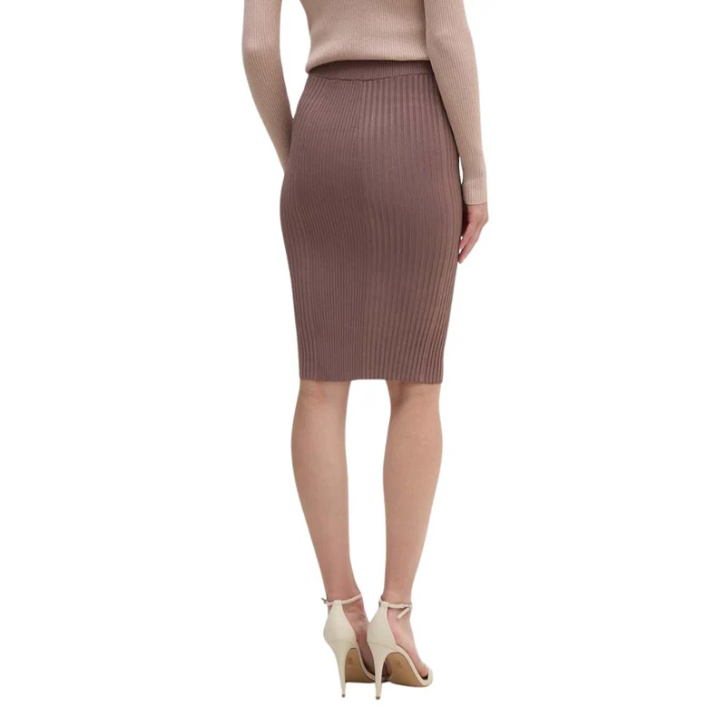 Guess Γυναικεία Midi Φούστα Ριμπ Lucille (W4YD38Z2U00-G9K6)