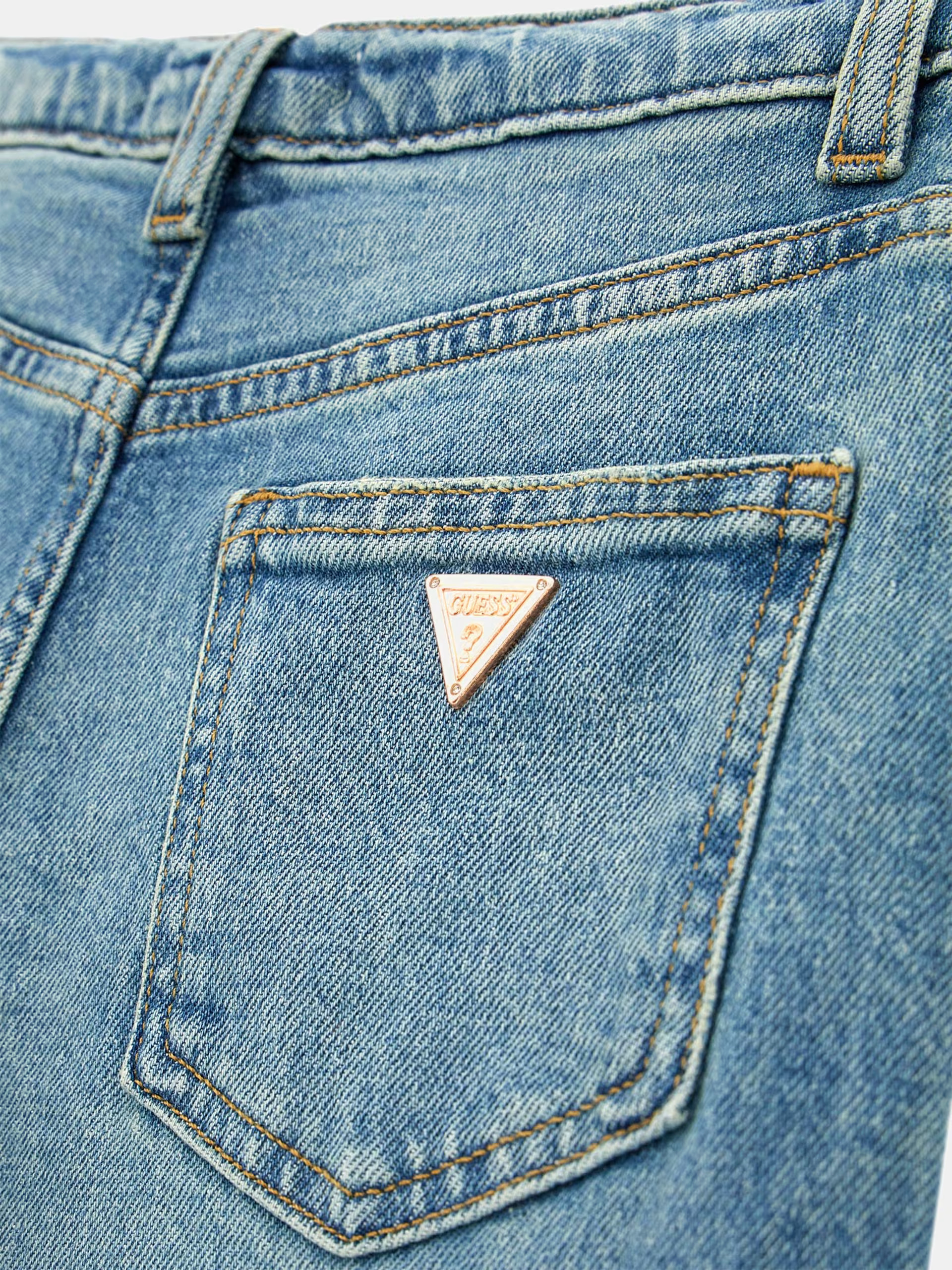 Guess Παιδική Denim Παντελόνα Γραμμή 90s Rigid Girl (J4BA01D4MS0-EENW)