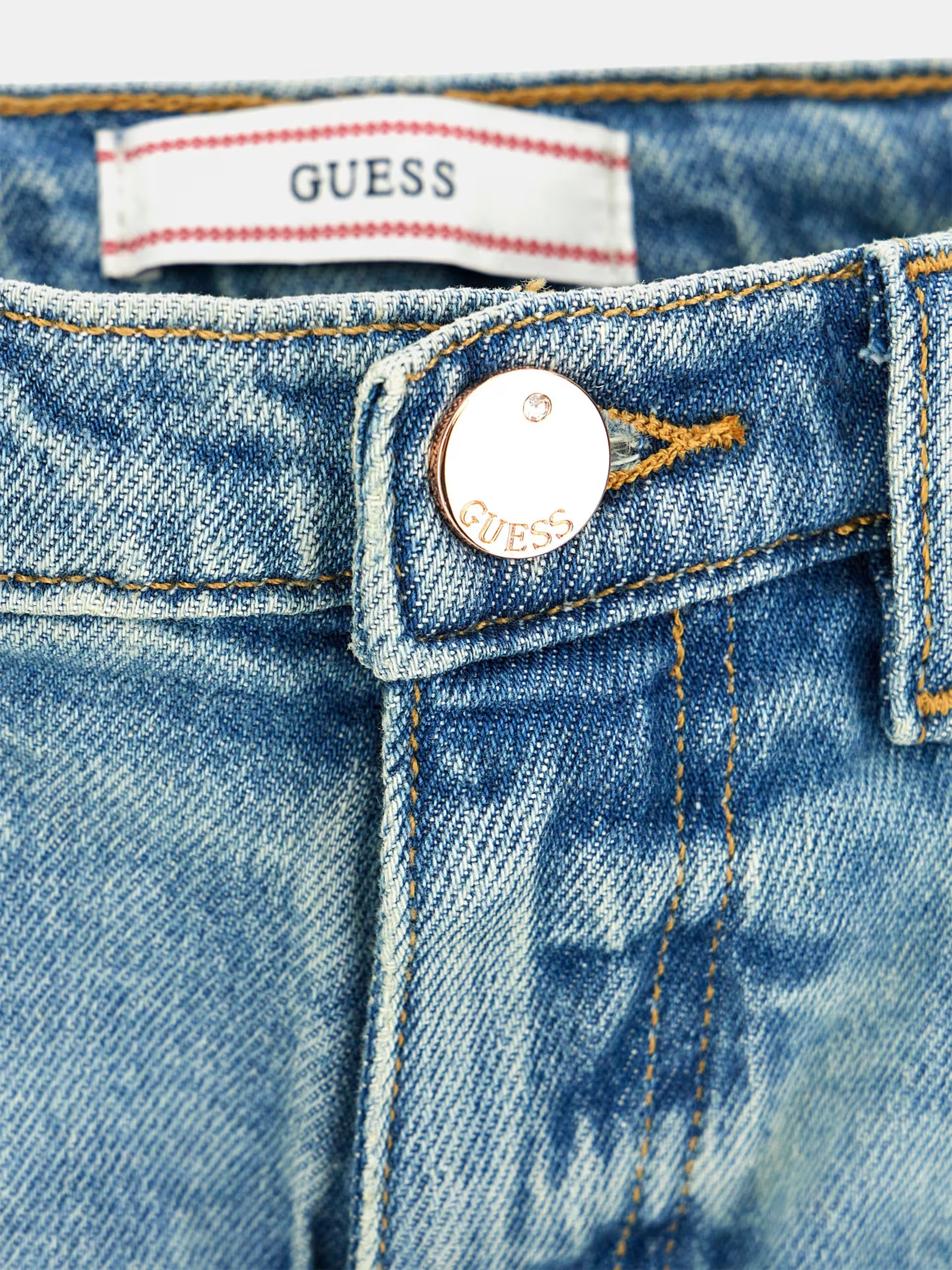 Guess Παιδική Denim Παντελόνα Γραμμή 90s Rigid Girl (J4BA01D4MS0-EENW)