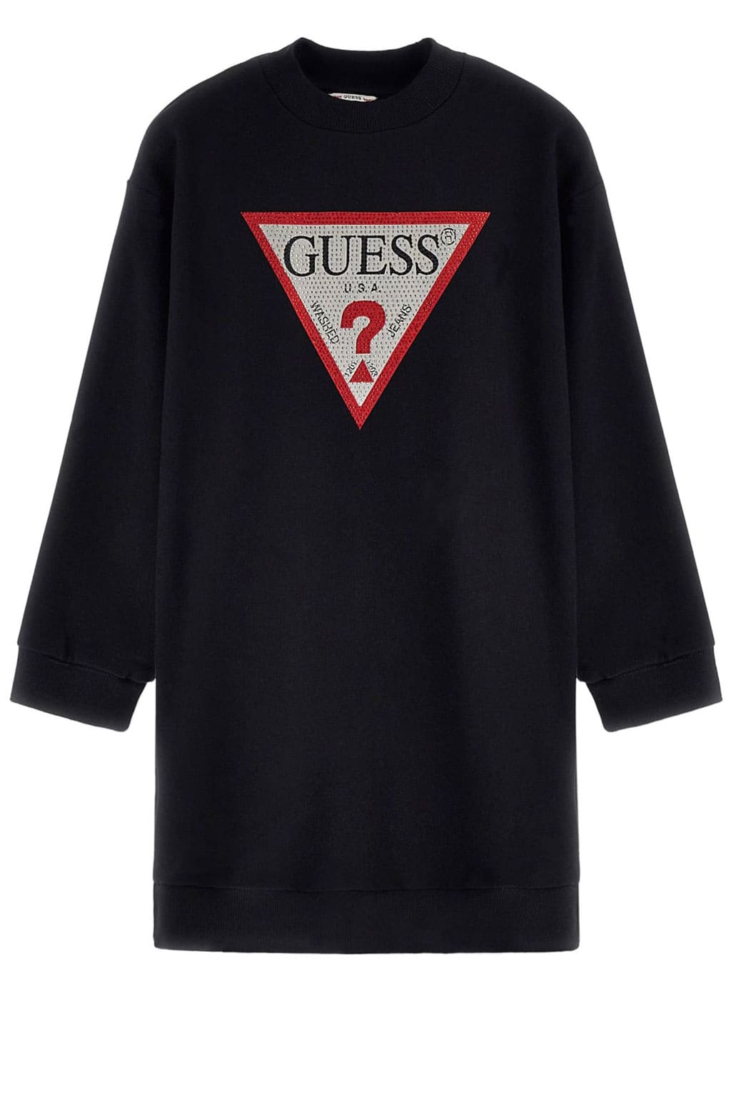 Guess Παιδικό Μπλουζοφόρεμα Με Λογότυπο French Terry Girl (J3YK20KA6R3-JBLK)