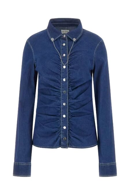 Guess Γυναικείο Denim Πουκάμισο Alisha (W5RH69D5HJ1-ESDK)