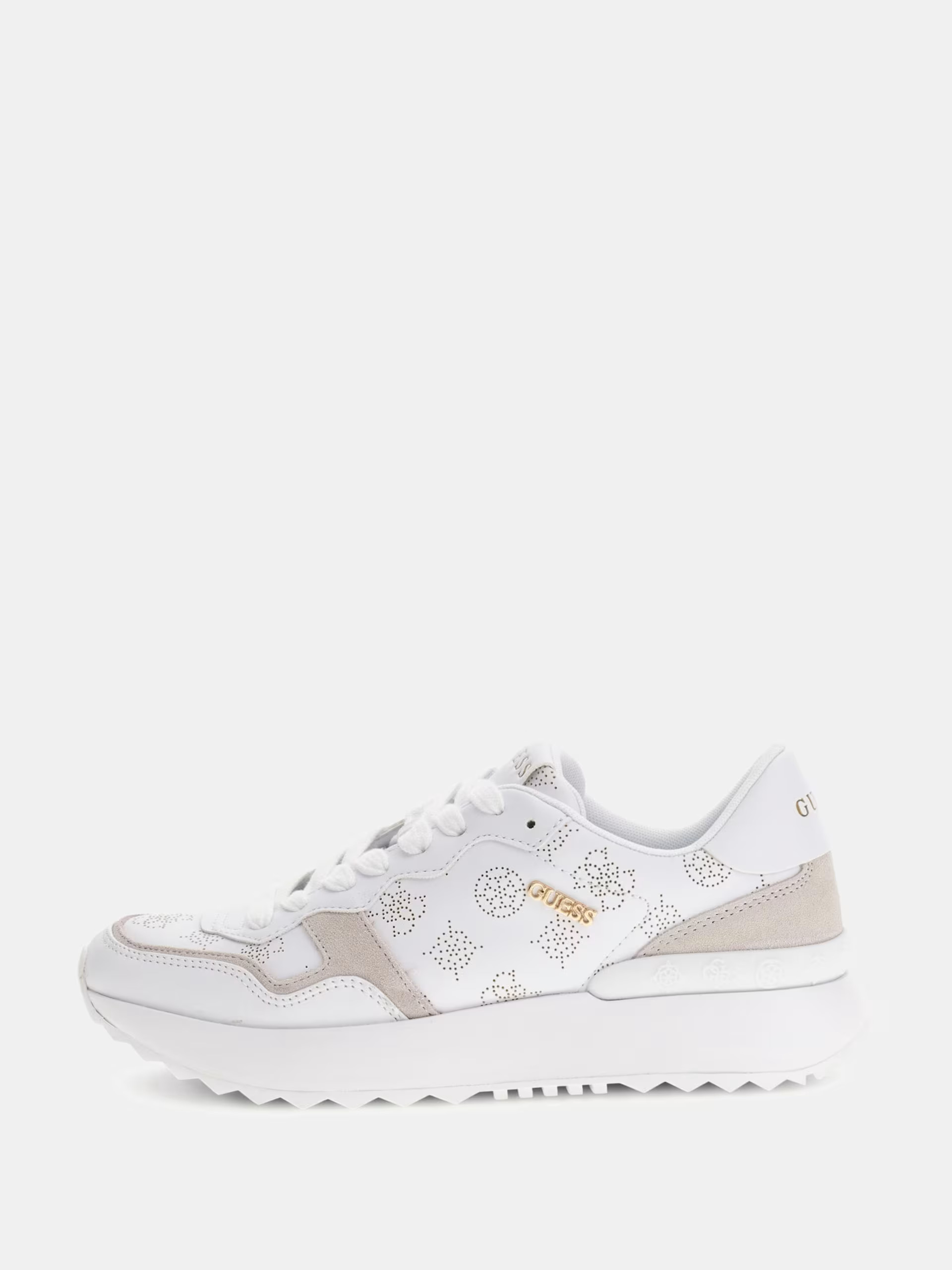 Guess Γυναικείο Sneaker Με Λογότυπο Vinsa3 (FLPVI3LEL12-WHI)