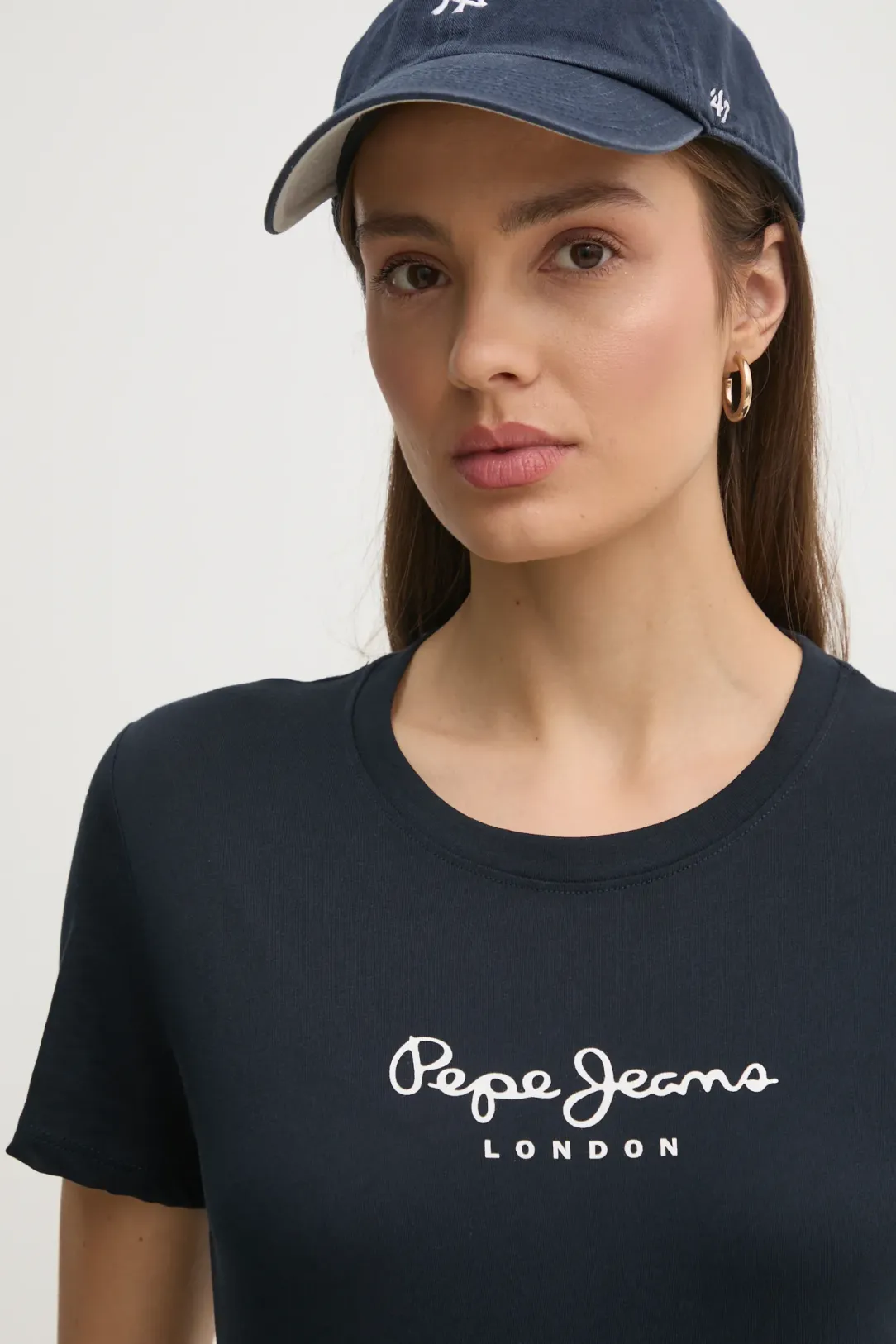 Pepe Jeans Γυναικεία Κοντομάνικη Μπλούζα Macy (PL506012-594)
