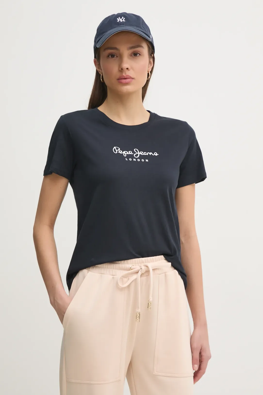 Pepe Jeans Γυναικεία Κοντομάνικη Μπλούζα Macy (PL506012-594)