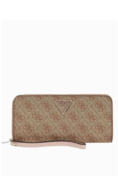 Guess Πορτοφόλι Eco Laurel SLG Large Zip Around (SWSG7459146-LTL