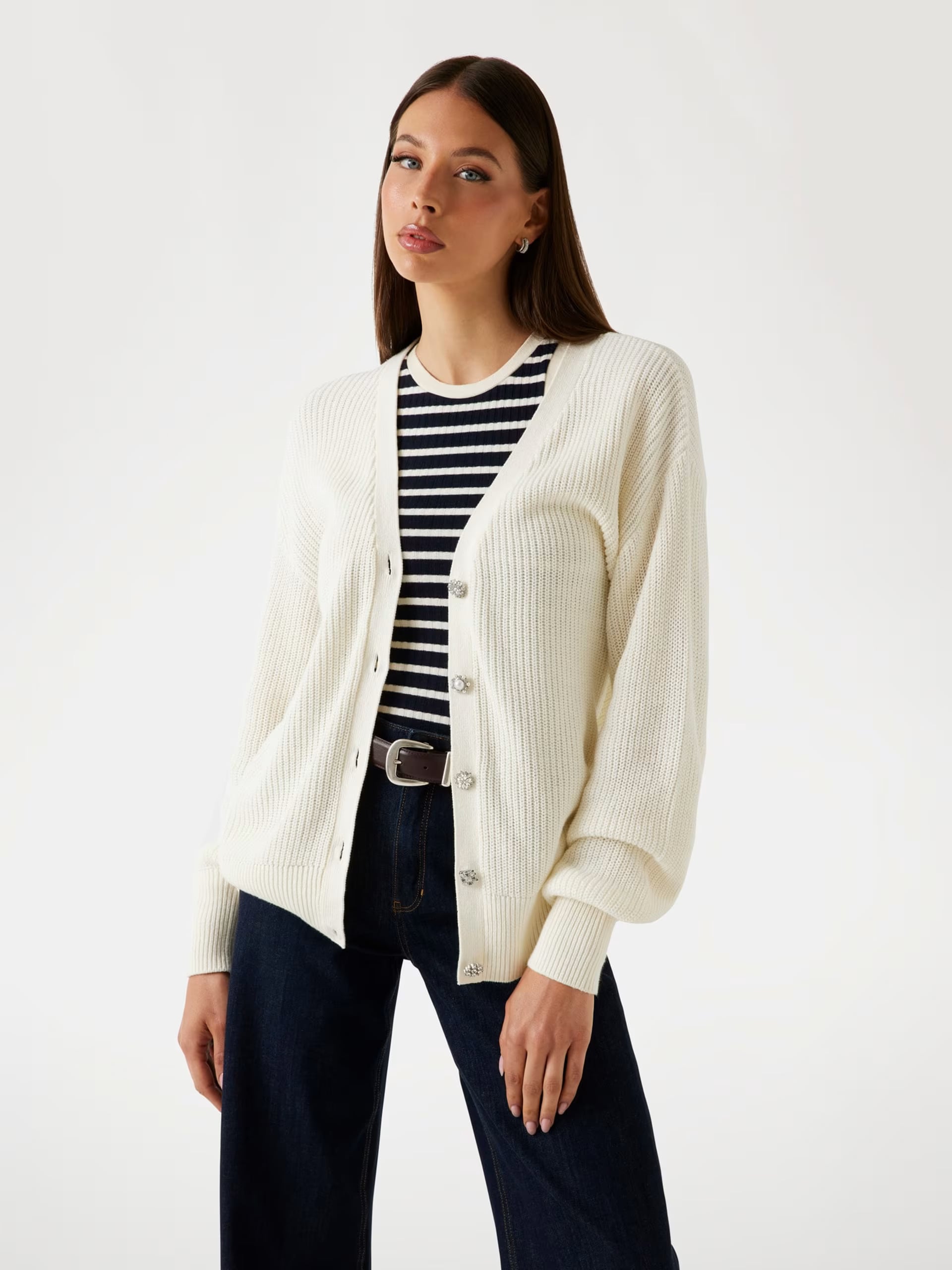 Guess Γυναικεία Πλεκτή Ζακέτα Jamie (W5YR06Z3OO0-G012)