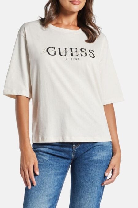 Guess Γυναικεία Κοντομάνικη Μπλούζα Carmen Boxy T-Shirt (V5YI02I3Z14-G1O6) 1