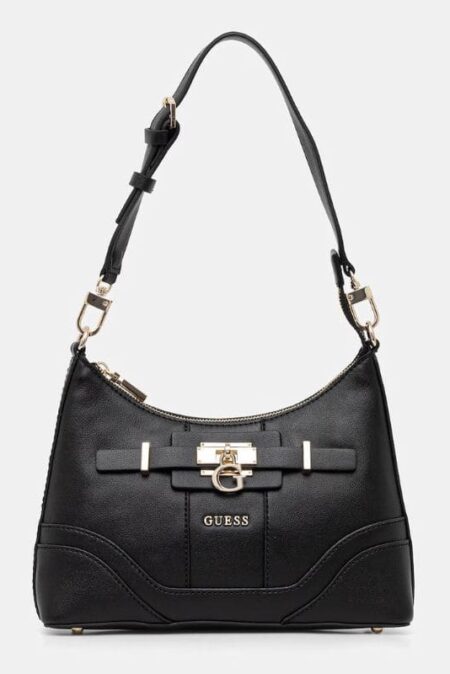 Guess Γυναικεία Τσάντα Ώμου Greyson Top Zip Shoulder (HWBG9206180-BLA)