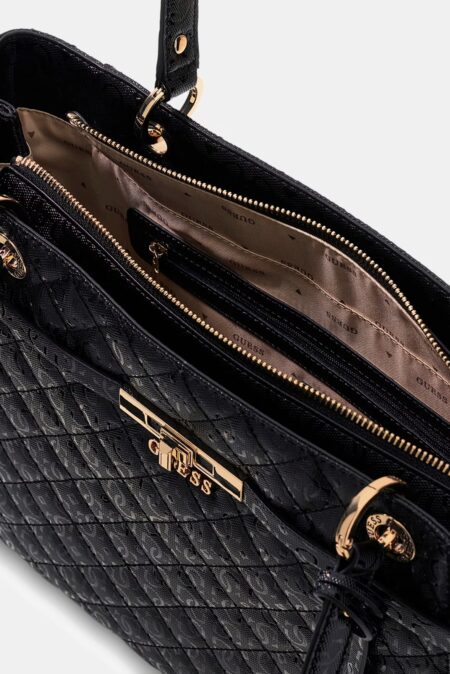 Guess Γυναικεία Τσάντα Ώμου Idra Noel Tote (HWGG8157250-BLA)