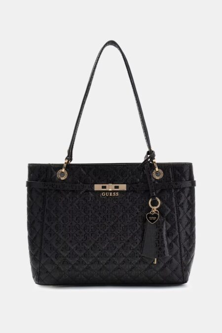 Guess Γυναικεία Τσάντα Ώμου Idra Noel Tote (HWGG8157250-BLA)