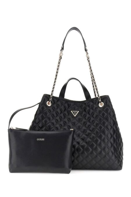 Guess Γυναικεία Τσάντα Ώμου Και Χειρός Giully 2 In 1 (HWQG9673290-BLA)